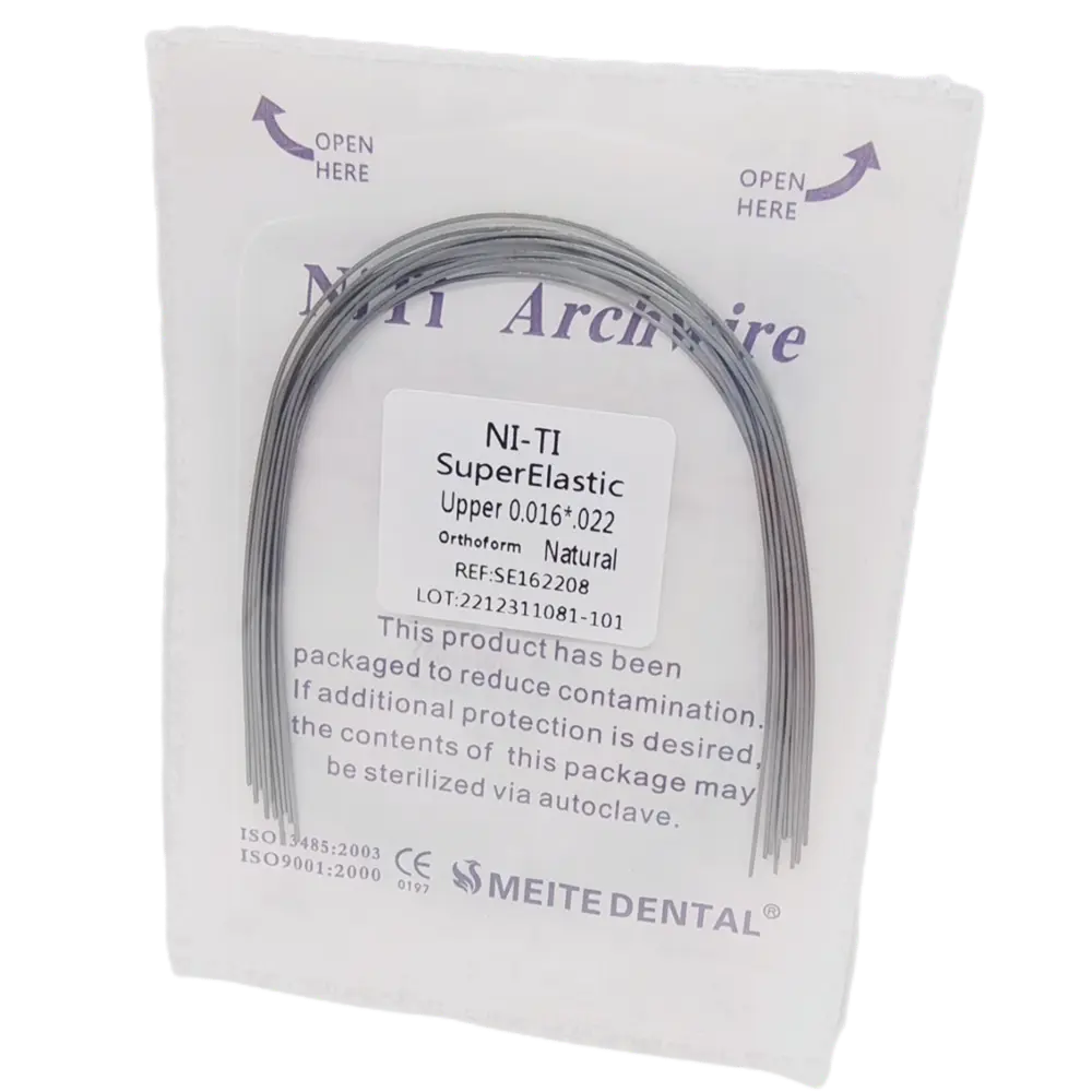 10Pieces Dental Niti Archwires Natural Orthodontics Accessories Round/Rectangular Arch Wires Nature Form