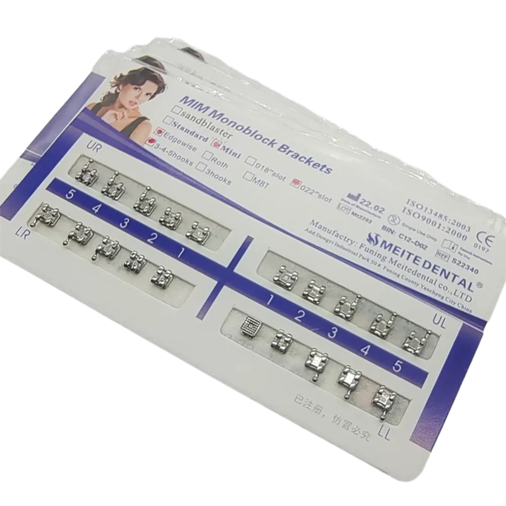 100Pks braces for teeth odontología dental materiales odontológicos Mini Edgewise 022 Hooks 345 Dental Treatment Materials Tools