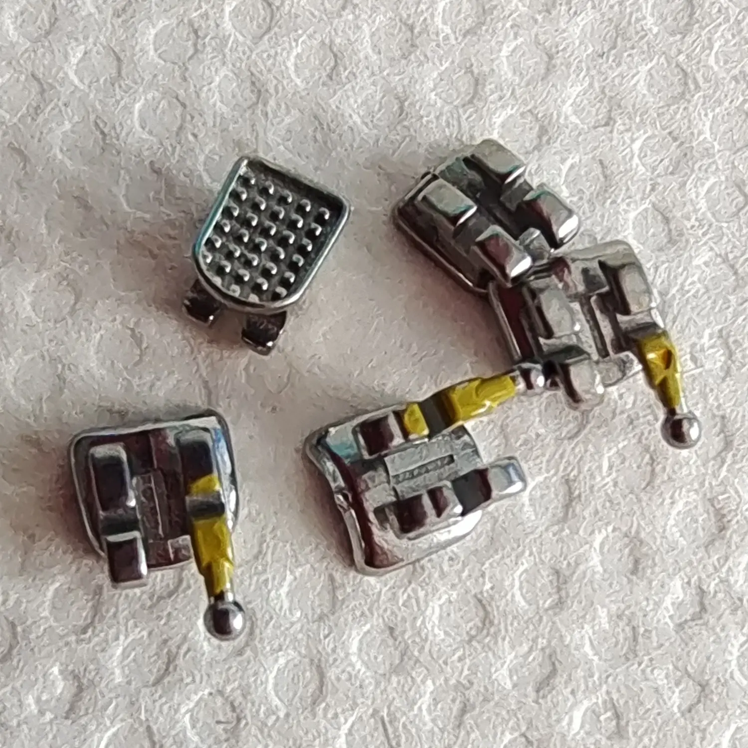 50packs Dental Orthodontic Metal Braces Bracket Mini Roth/MBT/Edgewise 022 Slot Dentist Bracket Dental Metal Bracket