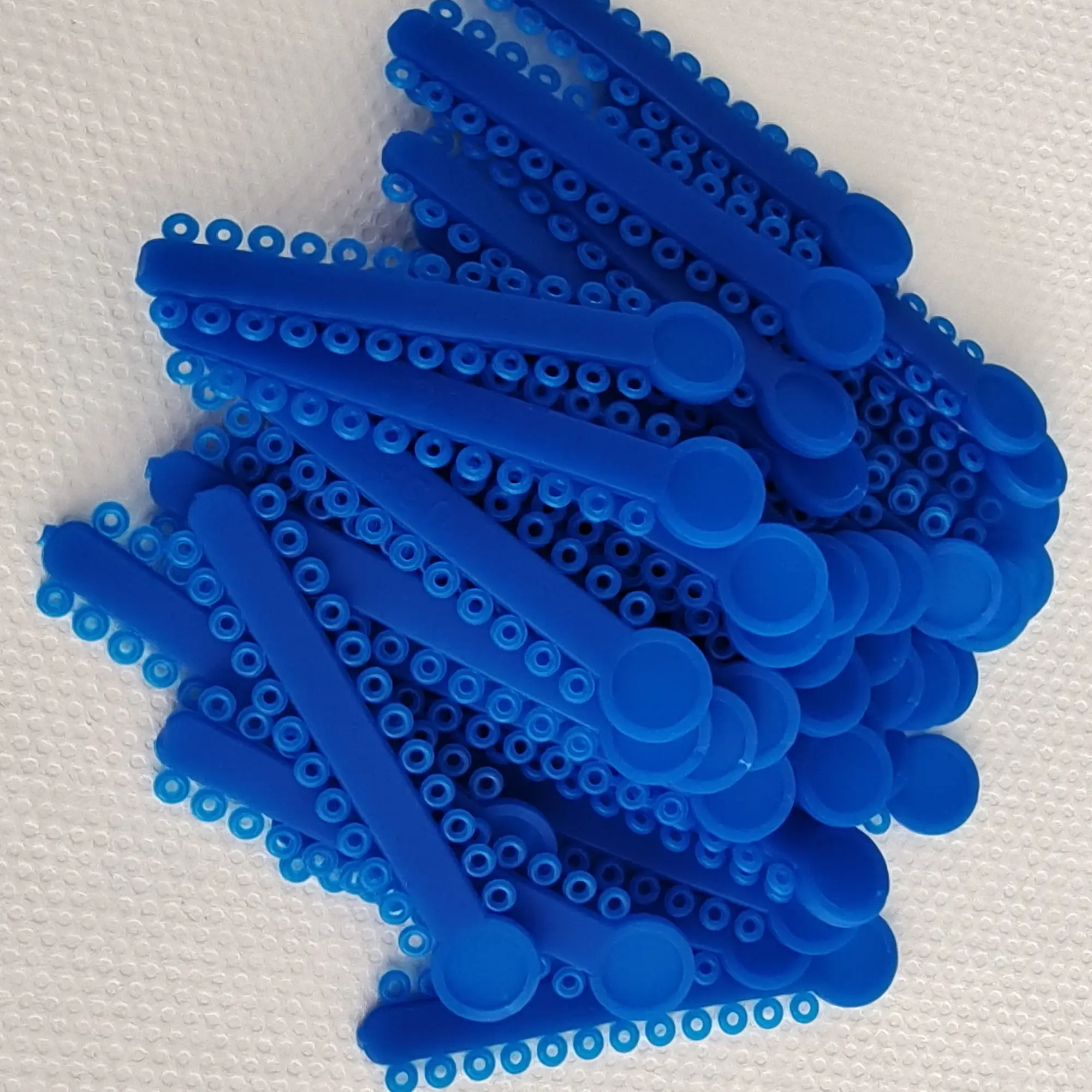 10Packs dental-orthodontic-elastic-ligature tie elastic ligature Ties Blue Color 1008Pcs/pack