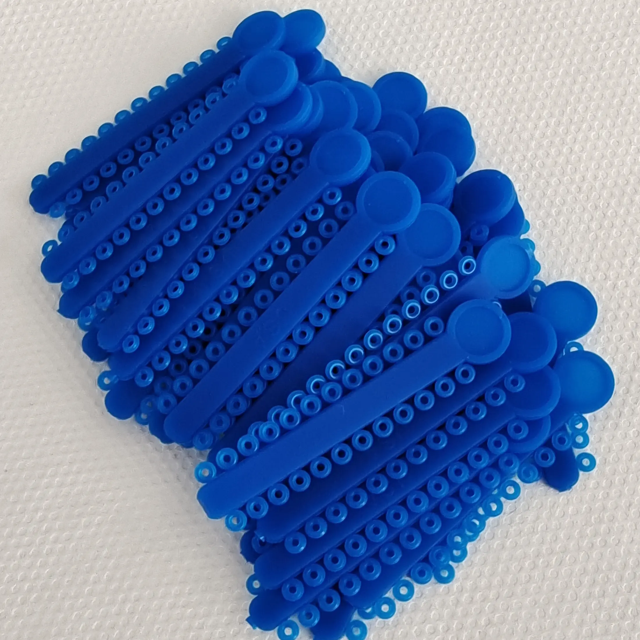 10Packs dental-orthodontic-elastic-ligature tie elastic ligature Ties Blue Color 1008Pcs/pack