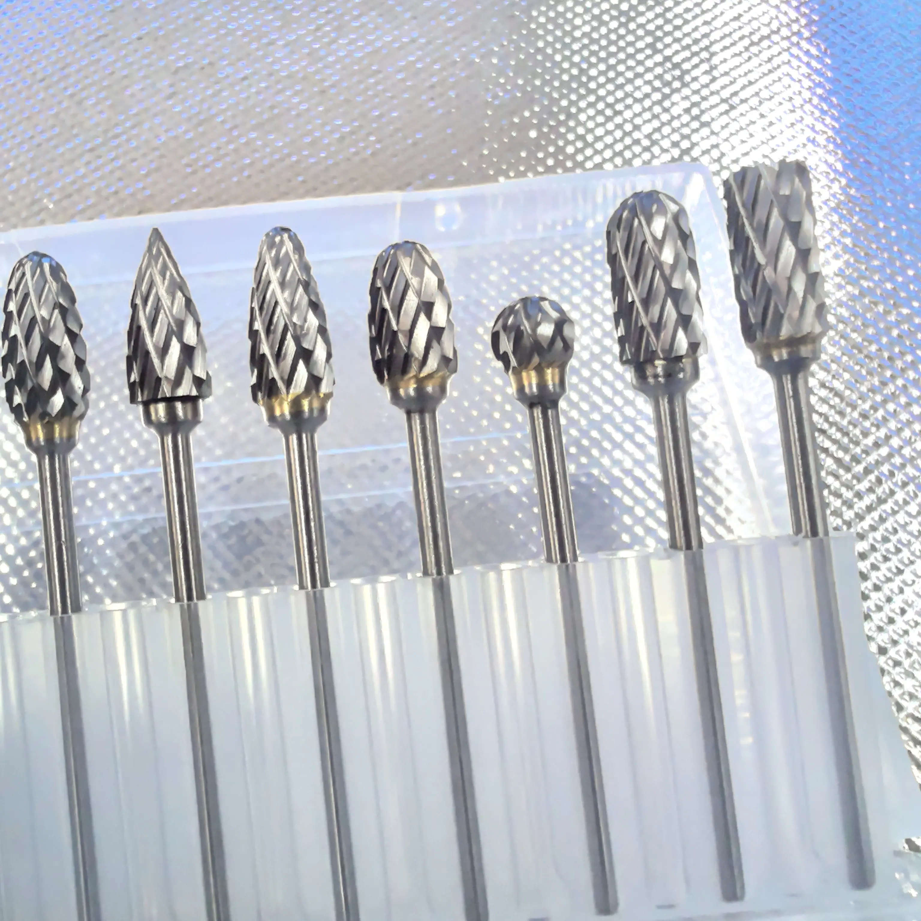 1Box DENTAL Carbide Drills Kit Popular Dentistry Tool HP 2.35mm Autoclavable for Universal Grinding/Removing/Polishing Tungsten