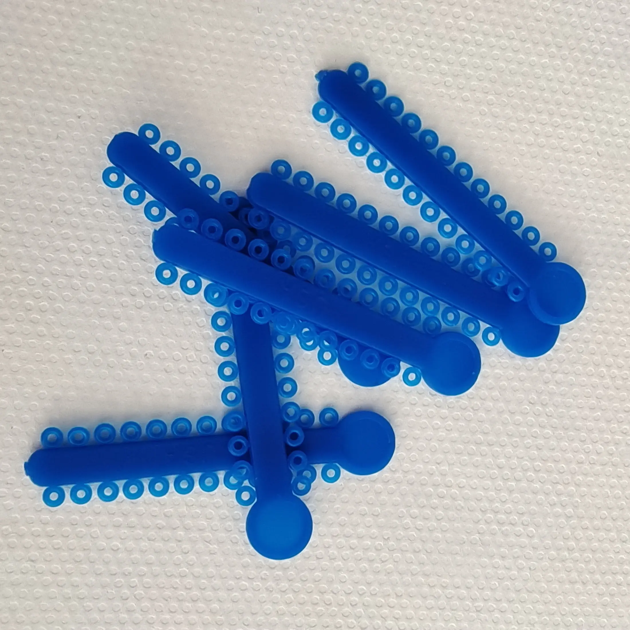 10Packs dental-orthodontic-elastic-ligature tie elastic ligature Ties Blue Color 1008Pcs/pack