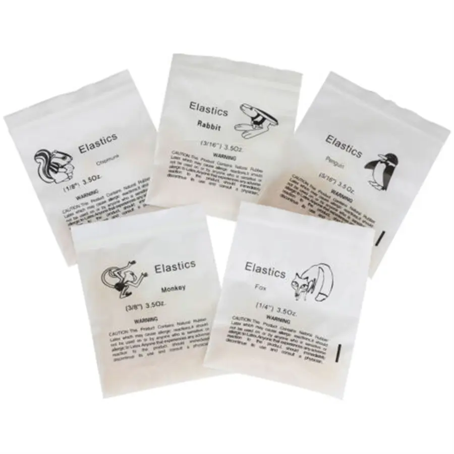 50Bag Dental Orthodontic Rubber Bands Ortho Elastics Latex Braces Non-toxic Tool 3.5oz/4.5oz/6.5oz Dentist Rubber Bands