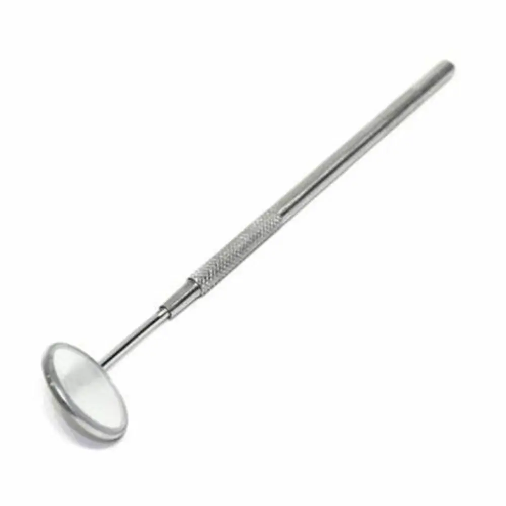 Dental Mouth Mirror Set with Handle 12 Pcs Stainless Steel Dental Basic Instruments for Medical Use