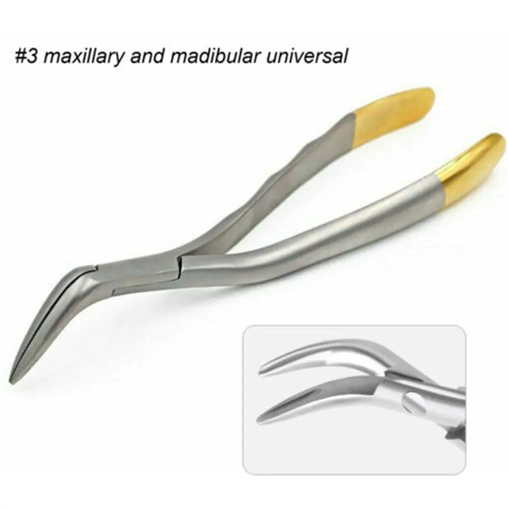 Dental Root Fragment Maxillary Mandibular Invasive Extraction Forceps Pliers