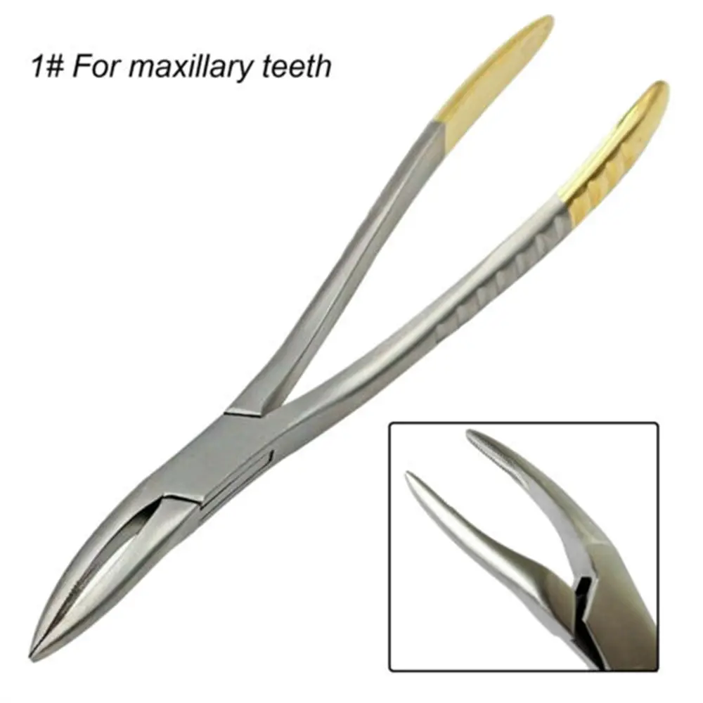 Dental Root Fragment Maxillary Mandibular Invasive Extraction Forceps Pliers