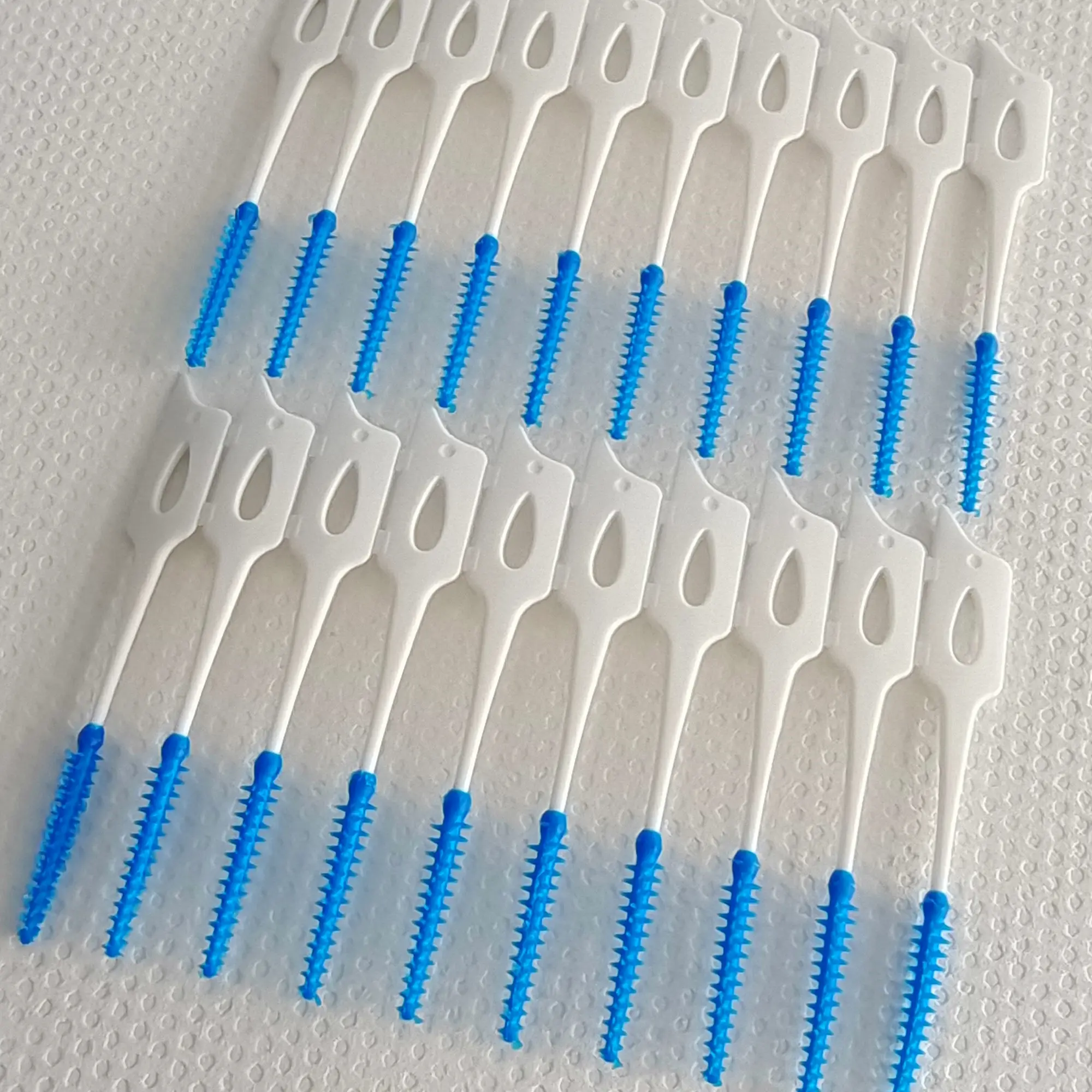 Interdental Silicone Brushes 200 Units Dental Toothpicks Brush Between Teeth With Thread Oral Cleaning Tools