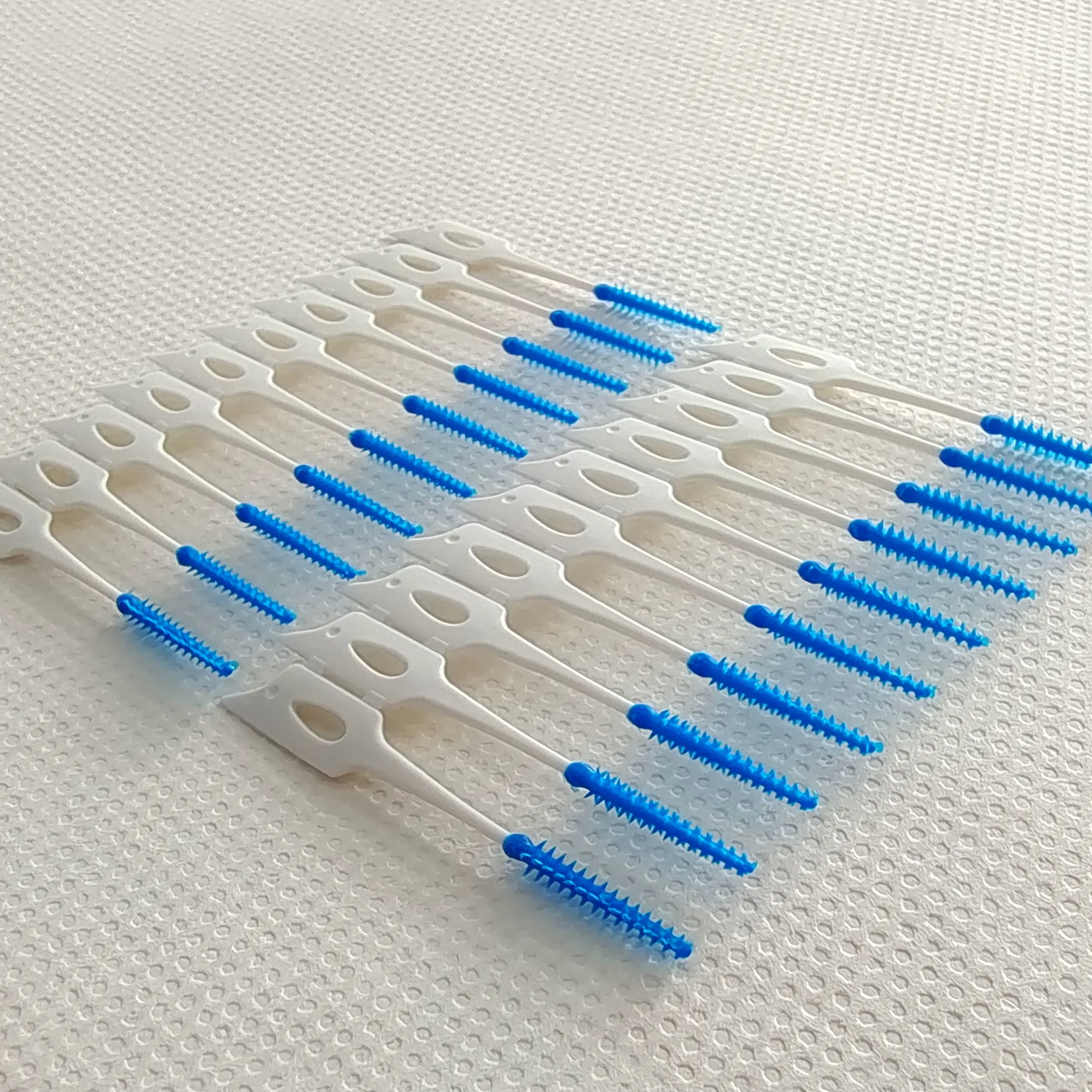 Interdental Silicone Brushes 200 Units Dental Toothpicks Brush Between Teeth With Thread Oral Cleaning Tools