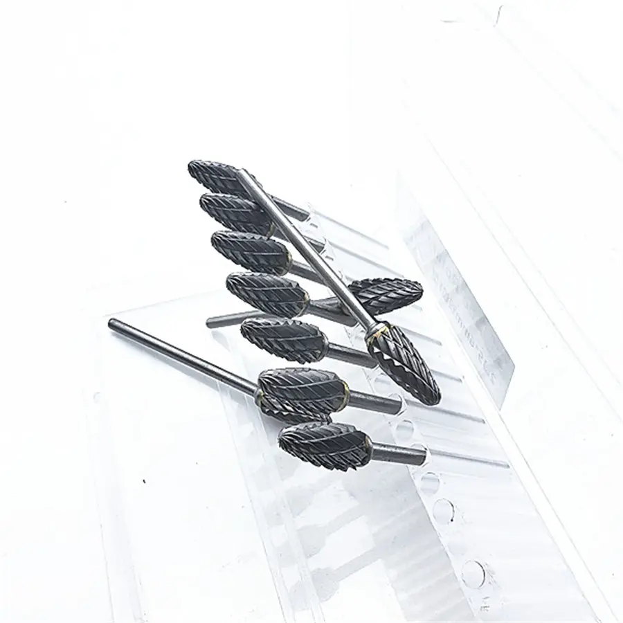 10Pcs DENTAL Tungsten Carbide Drills Kit Dentistry Tool HP 2.35mm for Universal Grinding/Removing/Polishing