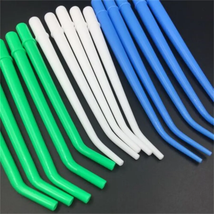 25pcs Disposable Dental Saliva Ejector Surgical Suction Tips Long Slim Type Dentistry Clinic Strong Suction Tube Dentist Tools