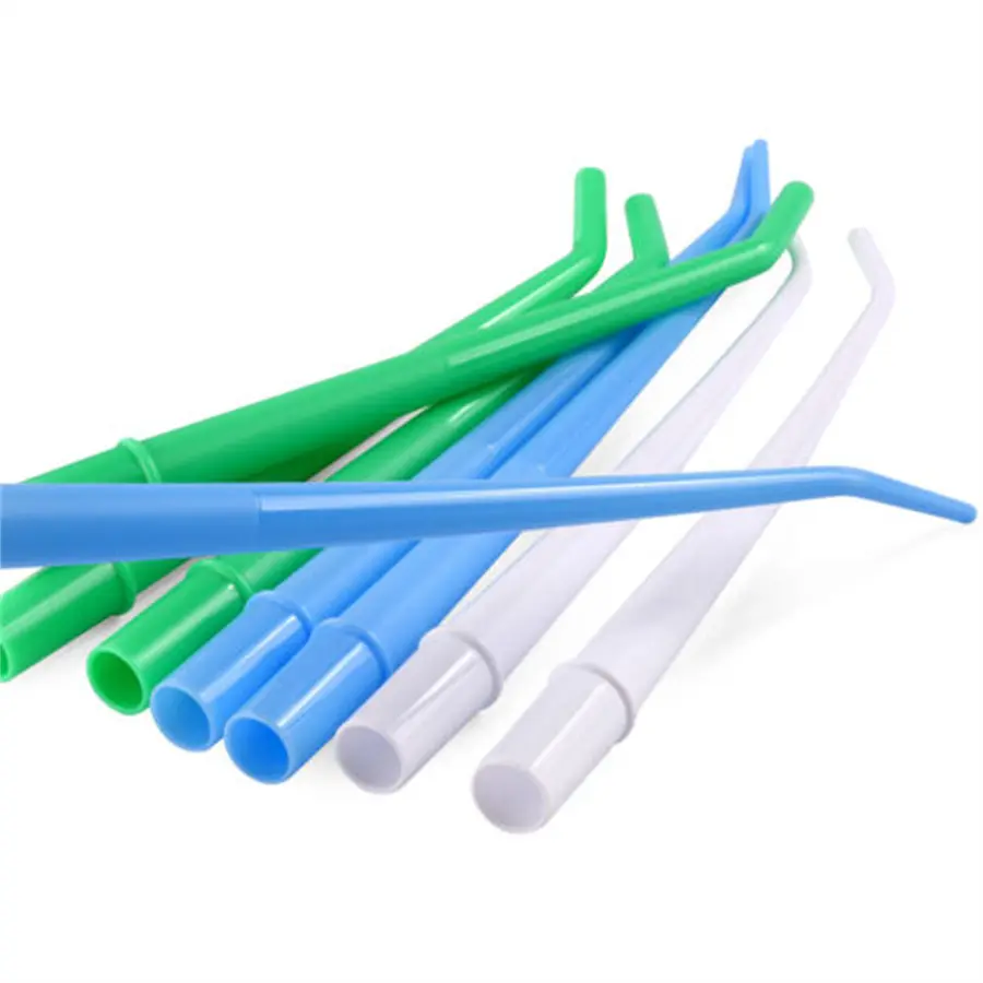 25pcs Disposable Dental Saliva Ejector Surgical Suction Tips Long Slim Type Dentistry Clinic Strong Suction Tube Dentist Tools