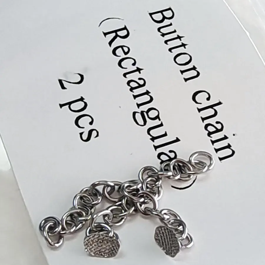 2Pcs/Bag Dental Orthodontics Button Chain Golden Direct Bond Eyelet Lingual Traction Round Material Odontológico Para Dentista