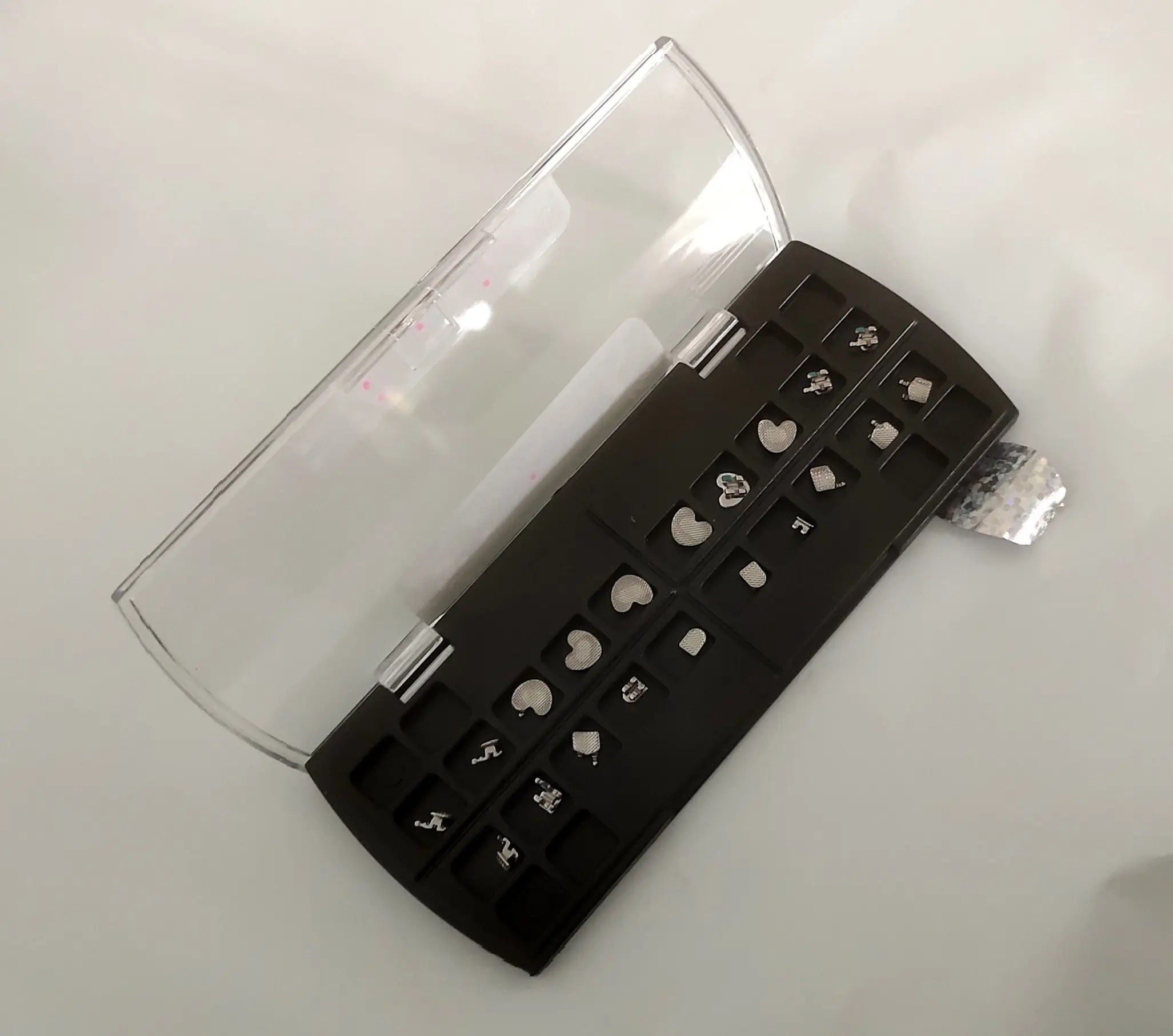 Cartoon Bracket Heart Mini Roth 022 Slot 345 Hooks Dental Orthodontic Metal Braces Bracket Ultrathin Mesh Base