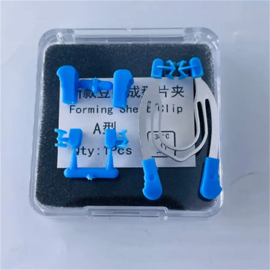 Dental Matrix Sectional Contoured Matrices Clamps Wedges Metal Spring Clip Rings Dentist Tools Dental Lab Instrument