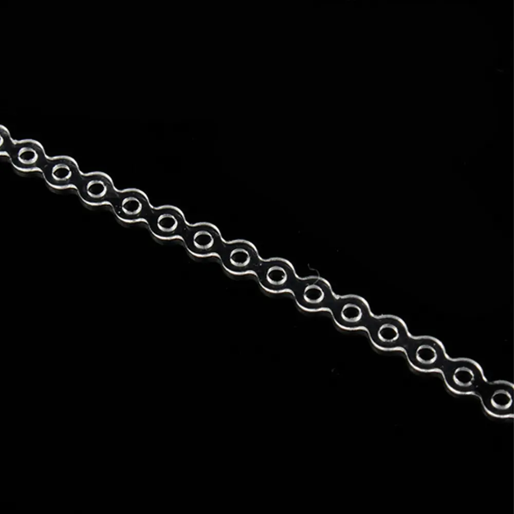 15Feet/Roll Dental Elastic Power Chain For Braces Orthodontics Ligature Ultra Power Chain Rubber Bands Long Short Continuous