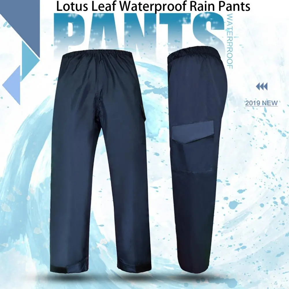 Women Men Climbing Hiking Rain Trousers Camping Pants Trekking Climbing Hiking Waterproof Pants Outdoor Working  Rain Pants