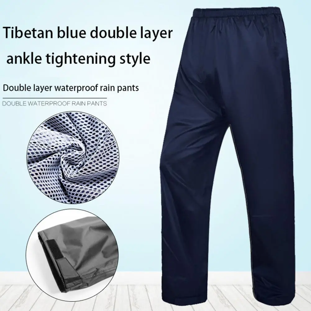 Women Men Climbing Hiking Rain Trousers Camping Pants Trekking Climbing Hiking Waterproof Pants Outdoor Working  Rain Pants