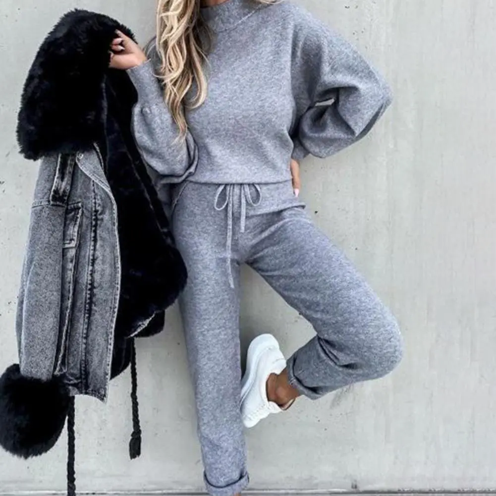 Autumn Women's Tracksuit 2 Pieces Set Pullover Hoodies Pants Sport Suit Female Warm Sweatshirt Suit Jogging Pants Set Sportwear