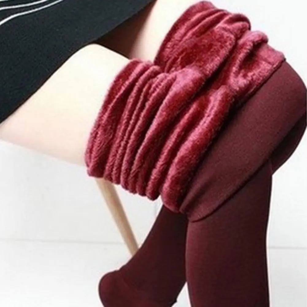2025 Plush Fleece Bottoming Leggings High Waist Thickened Women Leggings Autumn Winter Women Velvet Lining Warm Tights Leggings