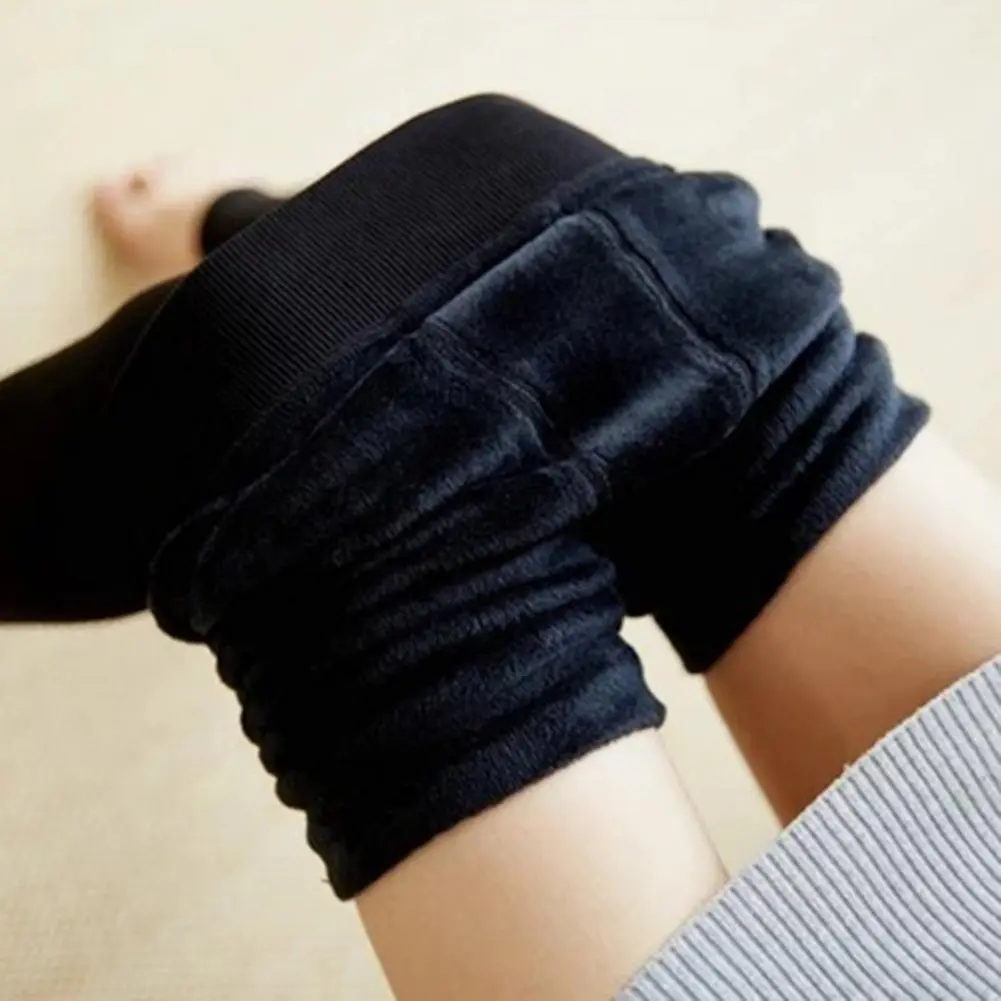 2025 Plush Fleece Bottoming Leggings High Waist Thickened Women Leggings Autumn Winter Women Velvet Lining Warm Tights Leggings