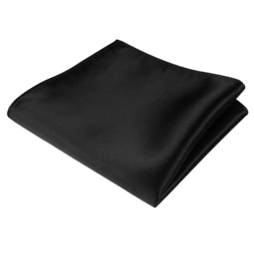 Silk Pocket Square Handkerchiefs Solid Color Vintage Hankies Men's Pocket Square Handkerchiefs Formal Suit Decor Pocket Square