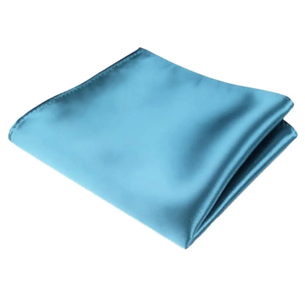 Silk Pocket Square Handkerchiefs Solid Color Vintage Hankies Men's Pocket Square Handkerchiefs Formal Suit Decor Pocket Square