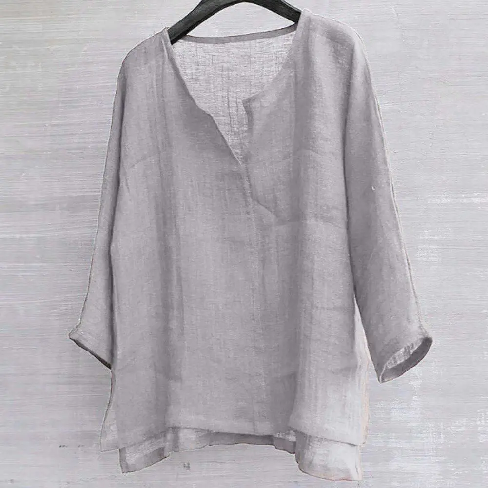 V Neck Men Beach Shirt Super Thin Long Sleeve Loose Shirt Solid Color Casual Long Sleeve Casual Shirt Oversized Summer Shirts