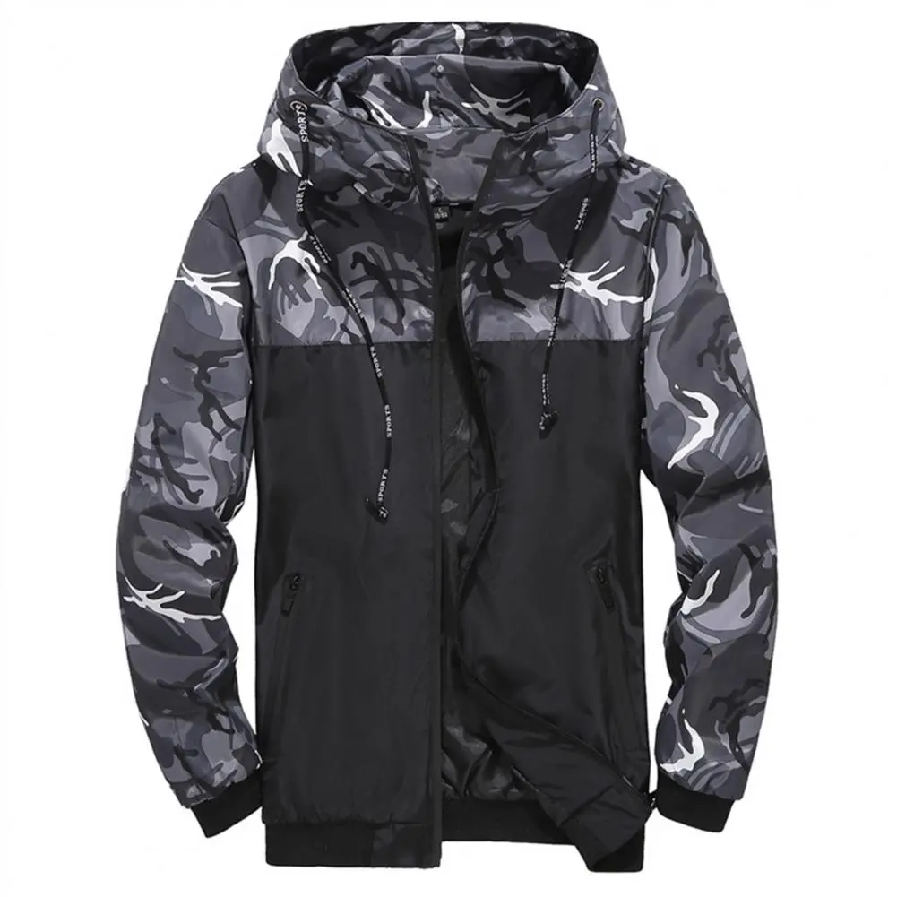 Men Jacket Camouflage Windproof Waterproof Hooded Autumn Men Jacket Waterproof Bomber Outdoor Sports Coat Windbreaker Jacket