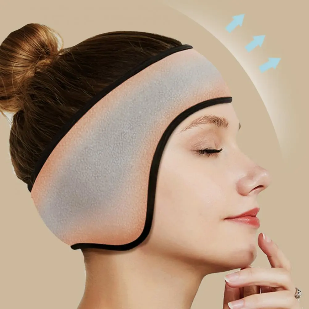 Winter Thicken Earmuffs Fastener Tape windproof Ear Bag Thermal Earmuffs Autumn Winter Cycling Thickened Earmuffs Ear Warmers