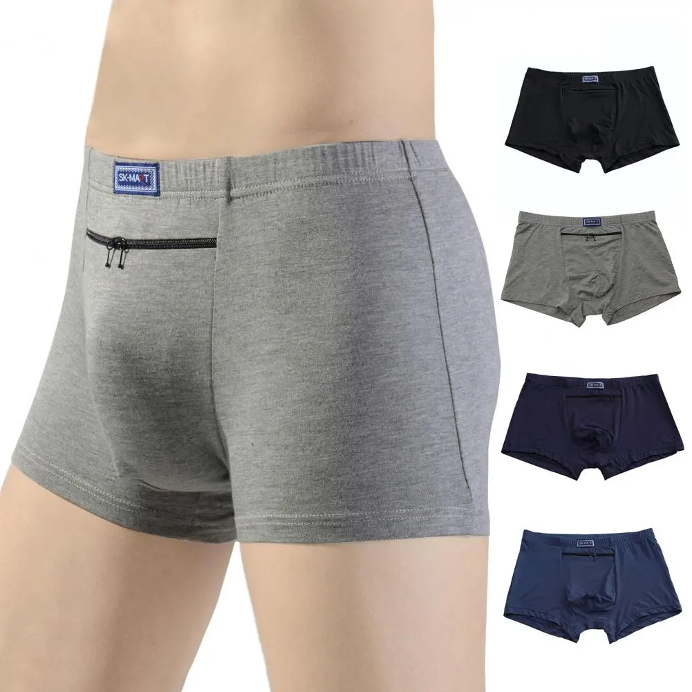 High Elasticity Men Boxers Men Boxer Briefs High Elasticity Men's Boxers Seamless Breathable Quick Dry Underwear with Soft
