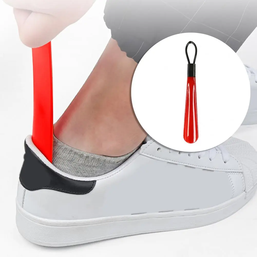 2Pcs Shoe Lifter Labor-saving Smooth Surface Plastic Professional Sturdy Shoehorn Spoon Shape Shoehorn Shoe Lifter Shoe Helper