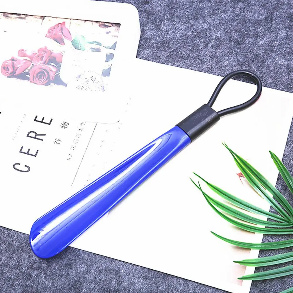 2Pcs Shoe Lifter Labor-saving Smooth Surface Plastic Professional Sturdy Shoehorn Spoon Shape Shoehorn Shoe Lifter Shoe Helper