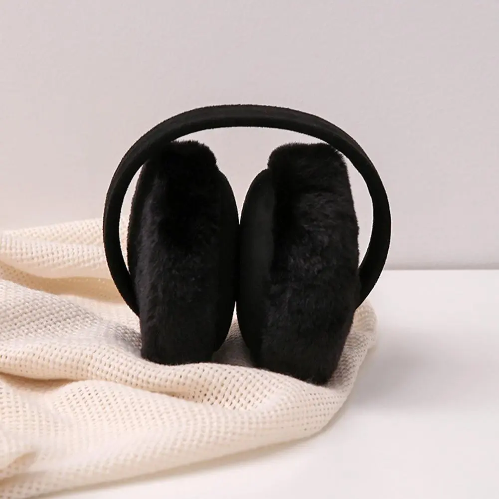 2024 Winter Women Earmuffs Folding Winter Warm Earmuffs Fashion Solid Color Earflap Outdoor Cold Plush Ear Warmer