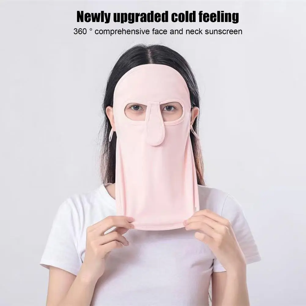 Breathable Face Guard2025 Ultra-light Skin Care Mask Ultra-light Breathable Sunscreen Face Guard with Full Face Neck