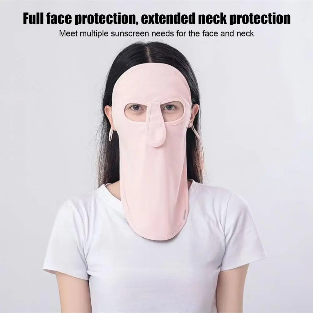 Breathable Face Guard2025 Ultra-light Skin Care Mask Ultra-light Breathable Sunscreen Face Guard with Full Face Neck