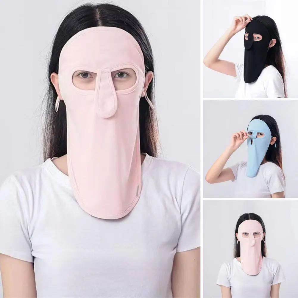 Breathable Face Guard2025 Ultra-light Skin Care Mask Ultra-light Breathable Sunscreen Face Guard with Full Face Neck