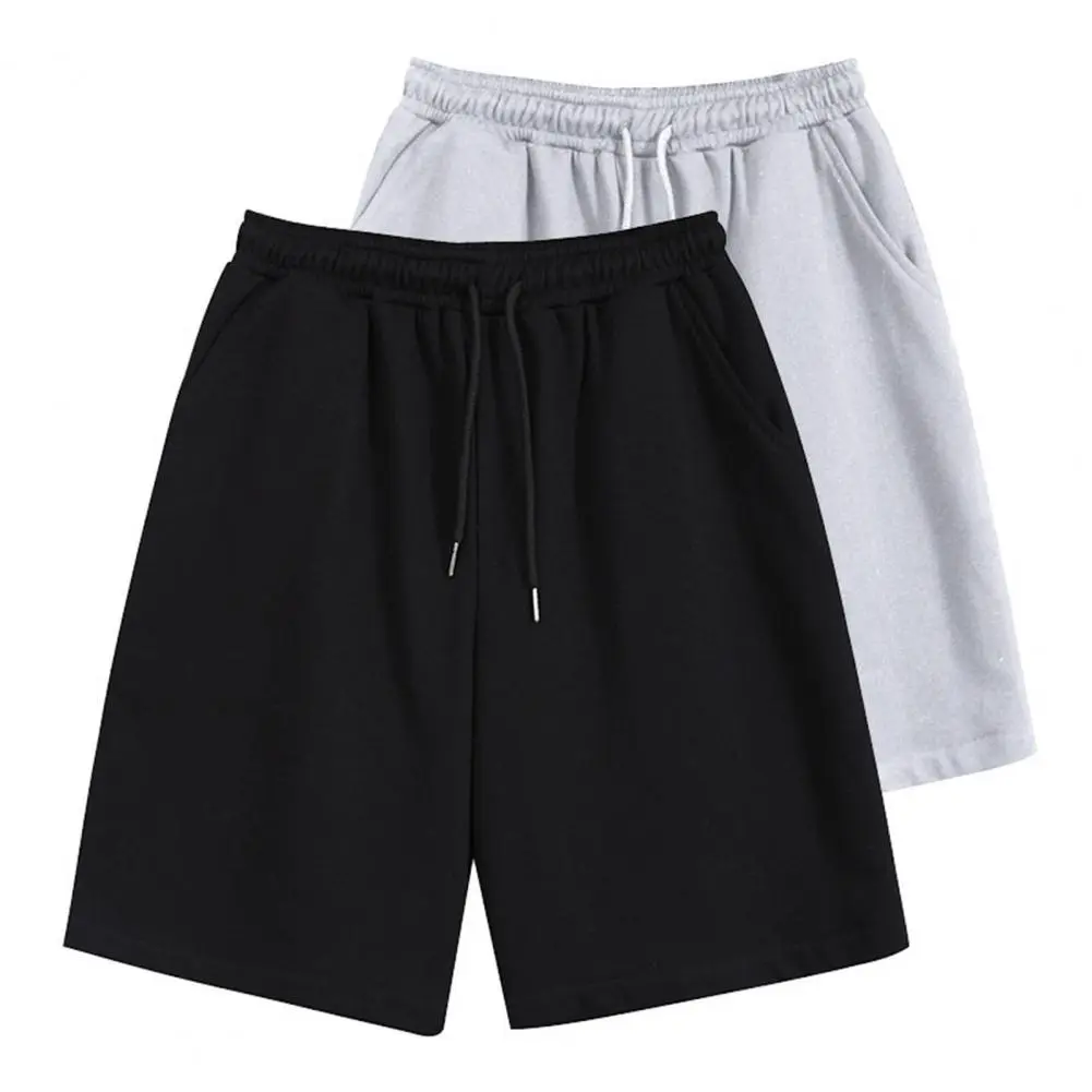 Drawstring Men Shorts Thin Gym Fitness Loose Shorts Bodybuilding Joggers Short Pants Running Shorts Sportwear Short Sweatpants