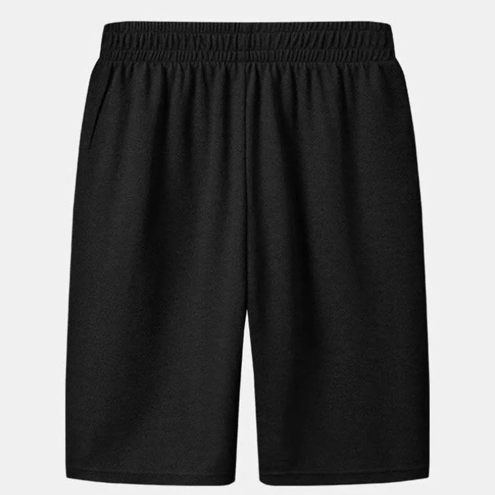 Drawstring Men Shorts Thin Gym Fitness Loose Shorts Bodybuilding Joggers Short Pants Running Shorts Sportwear Short Sweatpants
