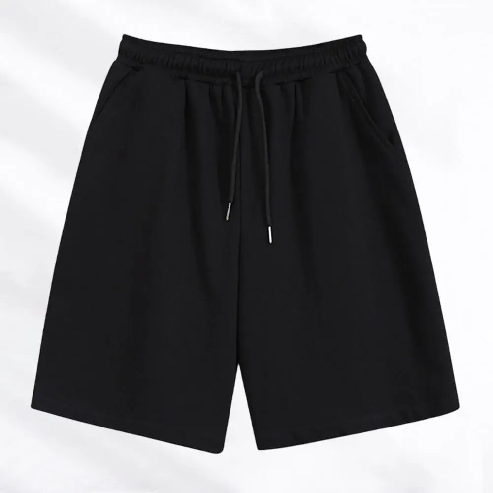 Drawstring Men Shorts Thin Gym Fitness Loose Shorts Bodybuilding Joggers Short Pants Running Shorts Sportwear Short Sweatpants