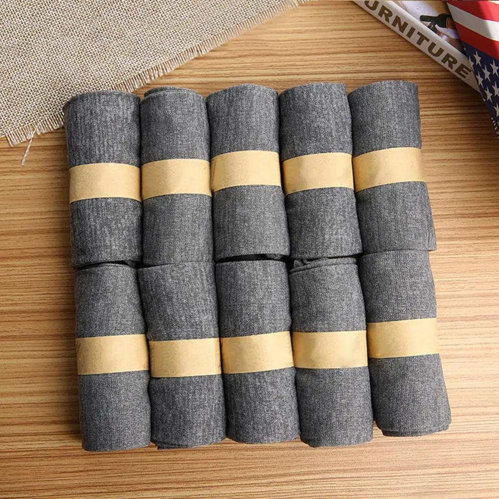 10Pairs Solid Color Men Women Sock Black White Grey Business Socks Soft Breathable Summer Winter Sports Socks Middle Tube Socks