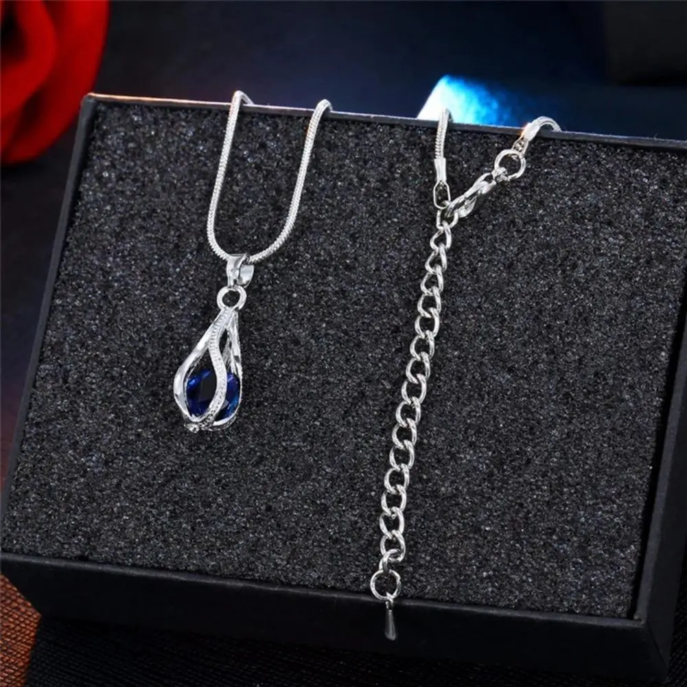 2025 1 Set Pendant Earrings Rhinestone Cubic Zirconia High Gloss Geometric Decoration Shinny Fashion Spiral Shaped Necklace Set