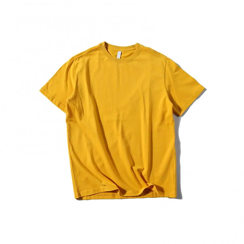 2025 Summer Men Casual Short Half Sleeve O Neck Solid Color Soft Loose T-shirt Top Men's Solid Color Loose Short Sleeved Top