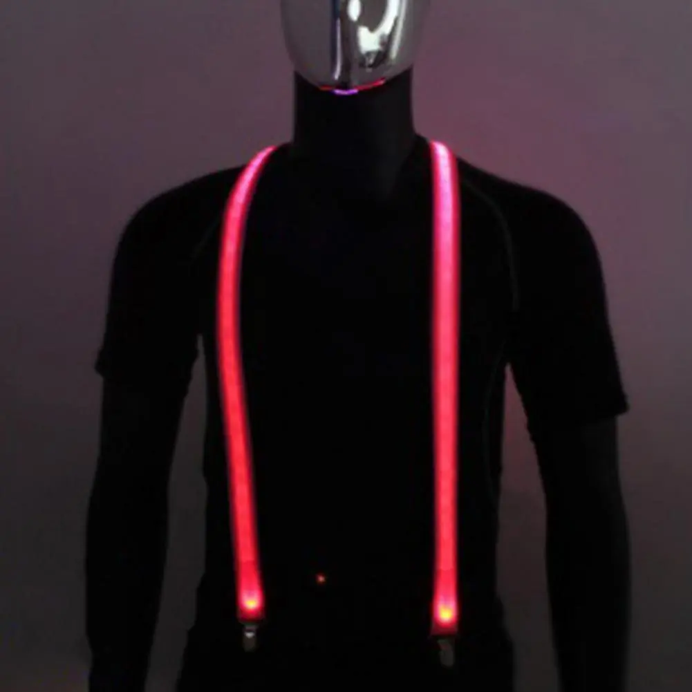 Elegant Suspender for Men Adjustable Suspender for Men Led Light Up Suspenders for Men Women Adjustable Y Back Glow Suspender