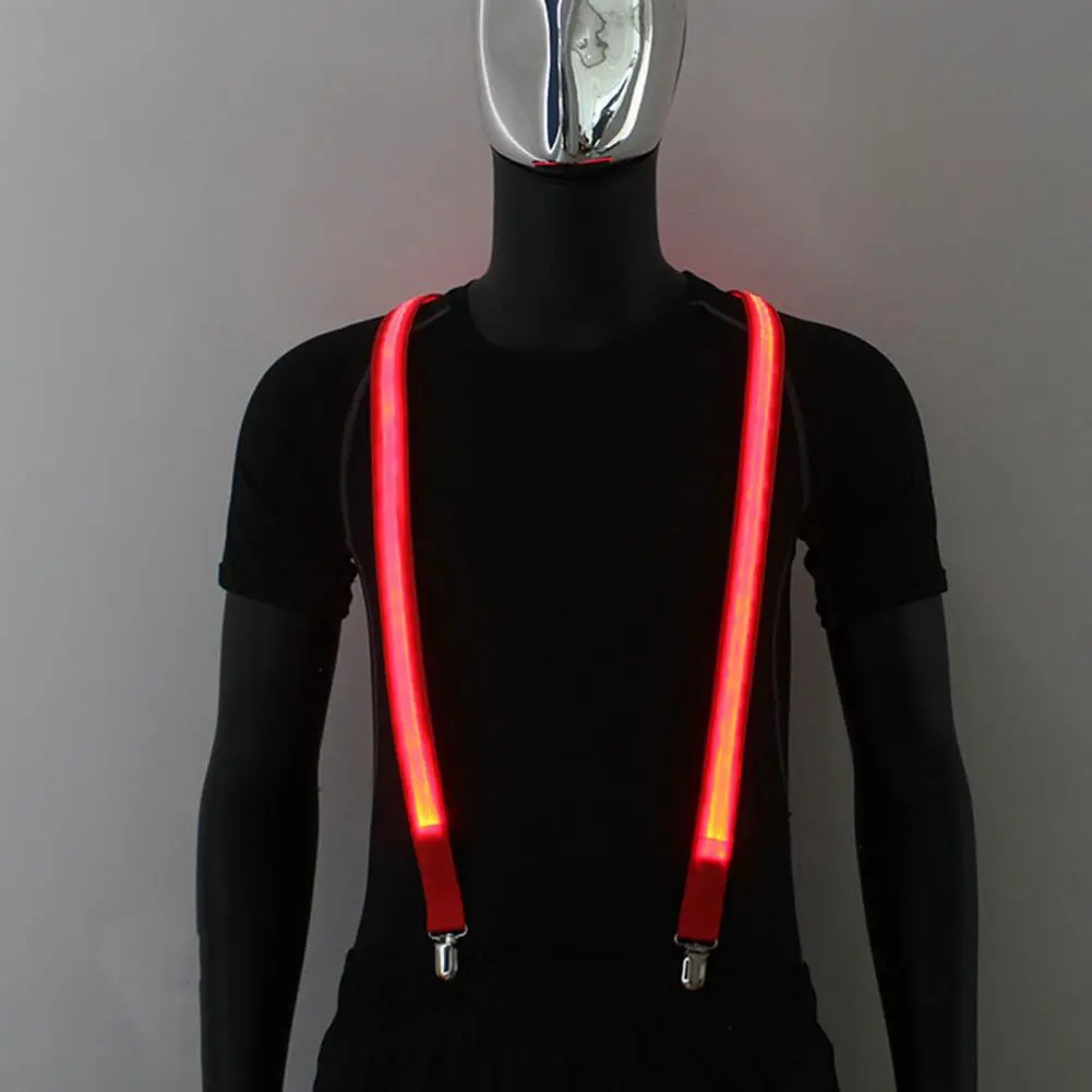 Elegant Suspender for Men Adjustable Suspender for Men Led Light Up Suspenders for Men Women Adjustable Y Back Glow Suspender