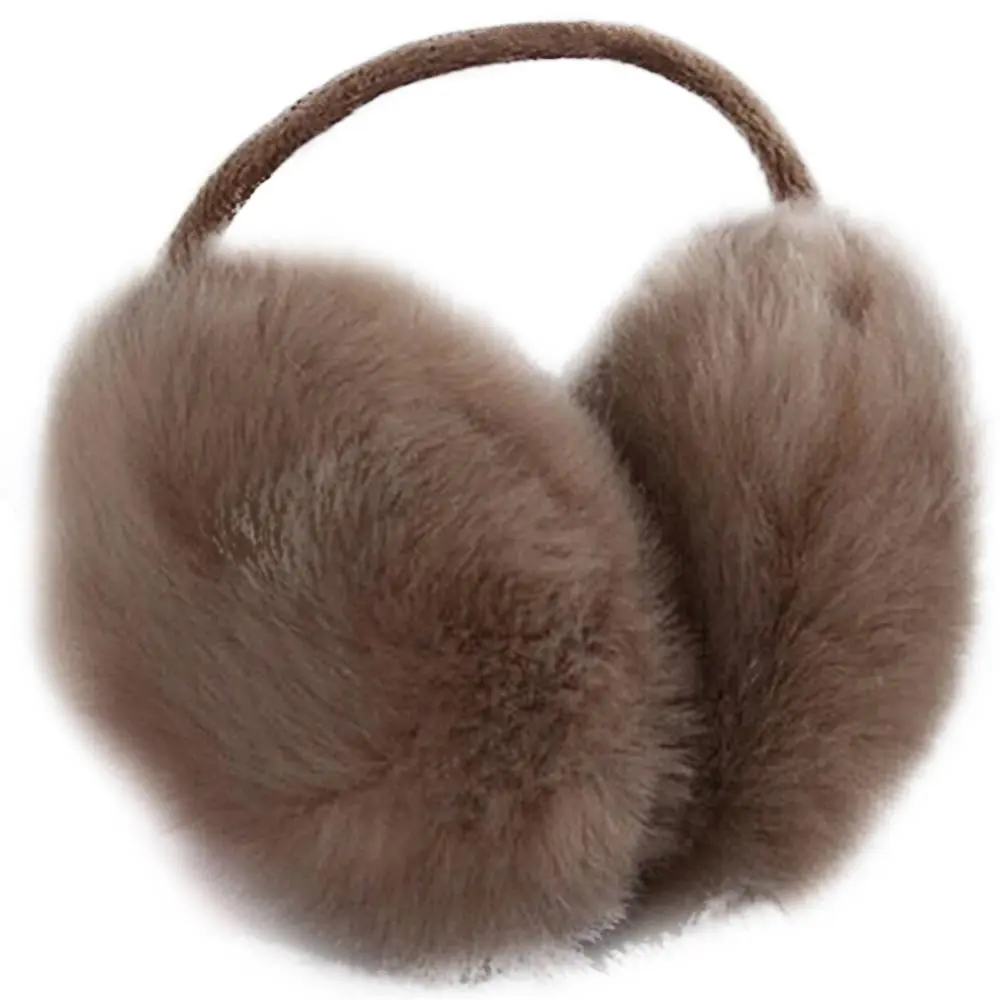 Women Fashion Faux Fur Winter Earwarmers Soft Warm Ear Muffs Outdoor Cold Ear Muffs Ear Cover Earflap Protection