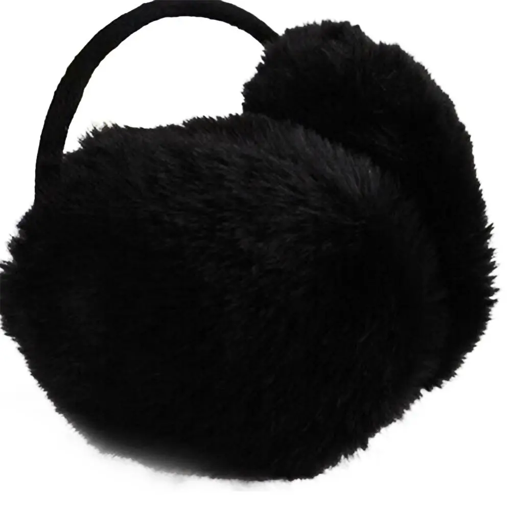 Women Fashion Faux Fur Winter Earwarmers Soft Warm Ear Muffs Outdoor Cold Ear Muffs Ear Cover Earflap Protection