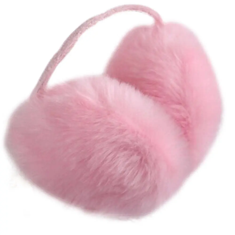 Women Fashion Faux Fur Winter Earwarmers Soft Warm Ear Muffs Outdoor Cold Ear Muffs Ear Cover Earflap Protection
