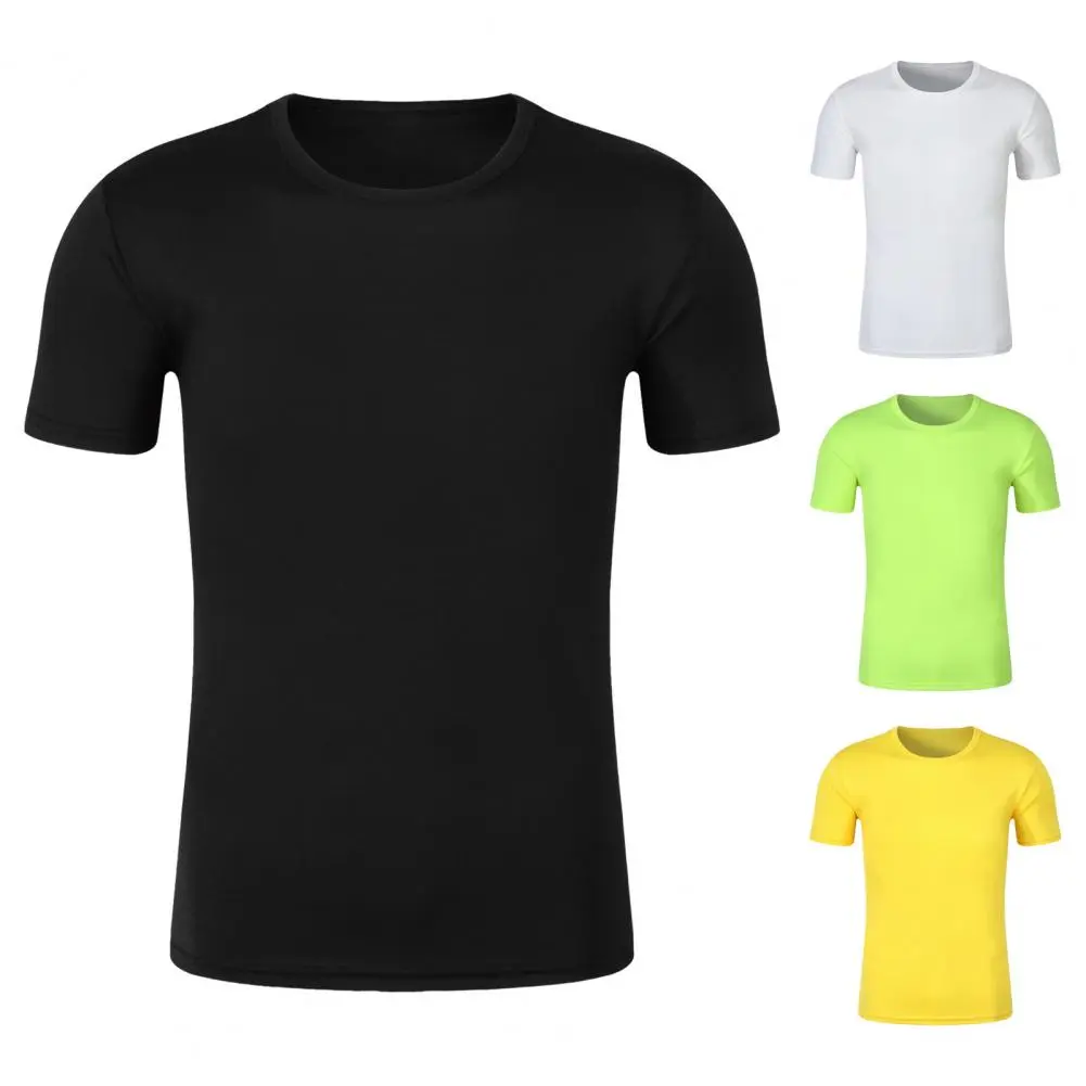 2025 Unisex Advertising T-shirt Short Sleeve O Neck Sweat Absorption Quick Dry SShort Sleeve Casual Tee Women Daily T-shirt