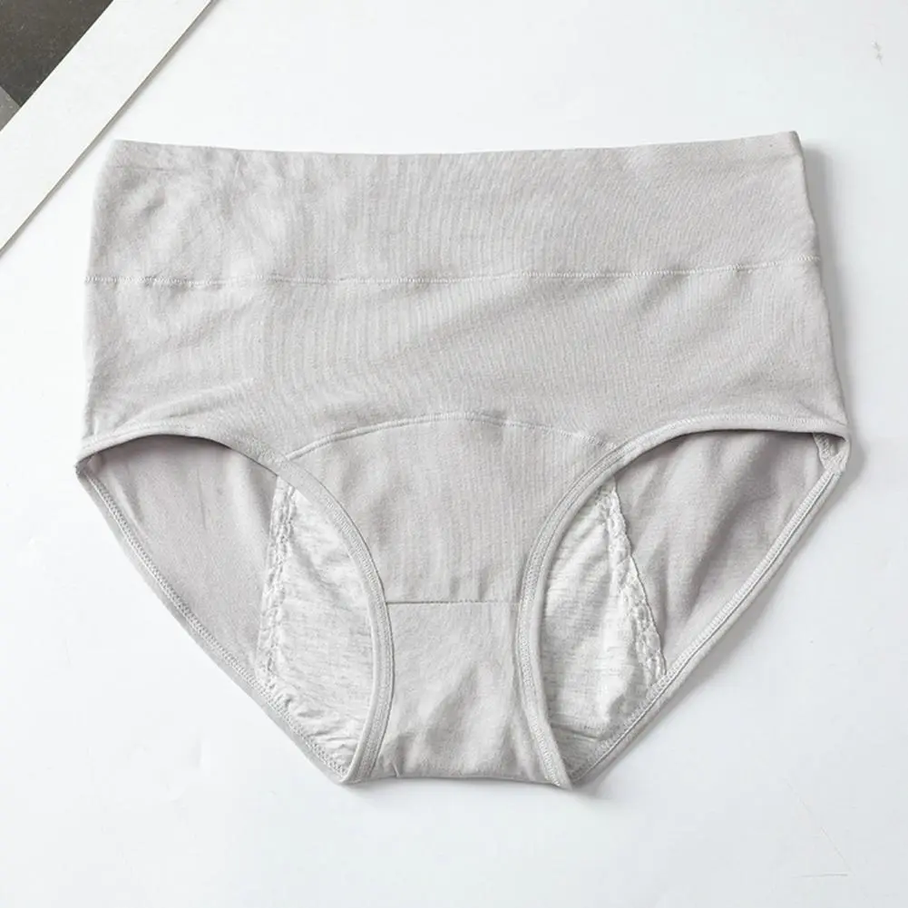 2025 Women Menstrual Panties High Waist Anti-leak Breathable Briefs Anti-septic Moisture-wicking Lady Briefs Period Underpants
